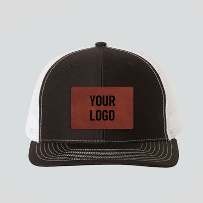 Baseball Cap - Black/White (Richardson)