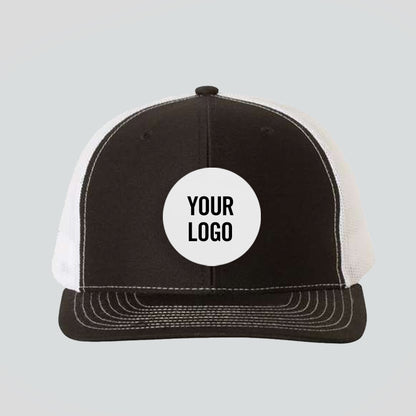 Baseball Cap - Black/White (Richardson)