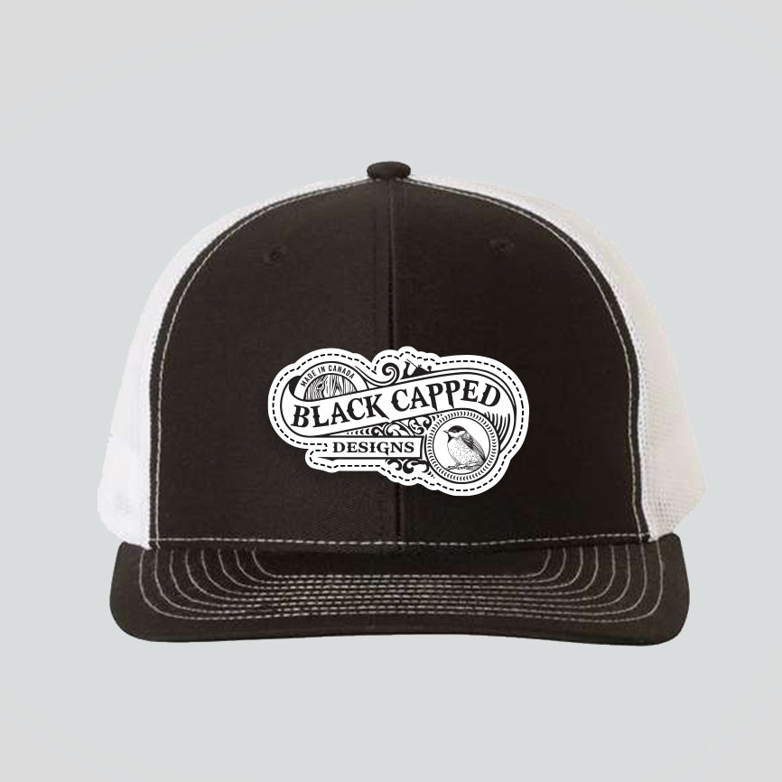 Baseball Cap - Black/White (Richardson)