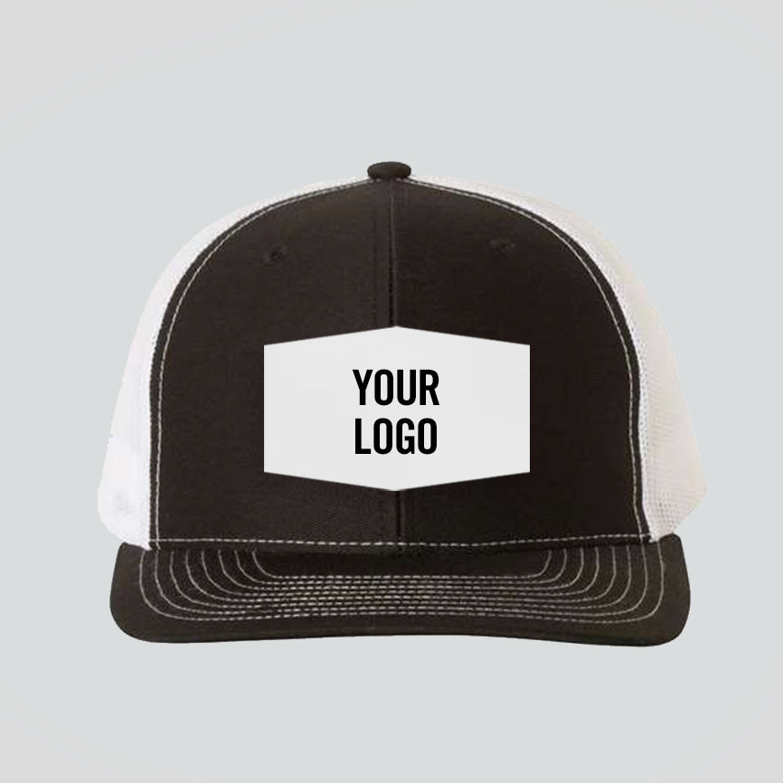 Baseball Cap - Black/White (Richardson)