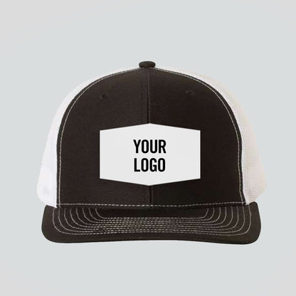 Baseball Cap - Black/White (Richardson)
