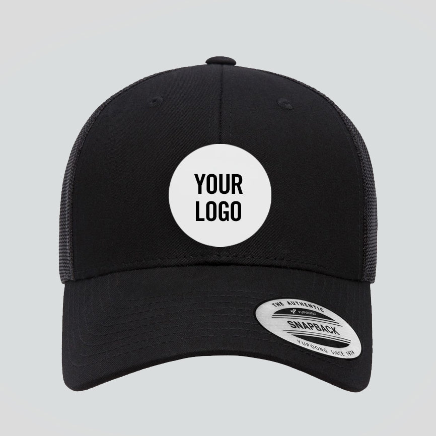 Baseball Cap - Black/Black (Yupoong)