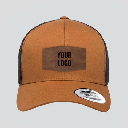 Baseball Cap - Caramel/Black (Yupoong)