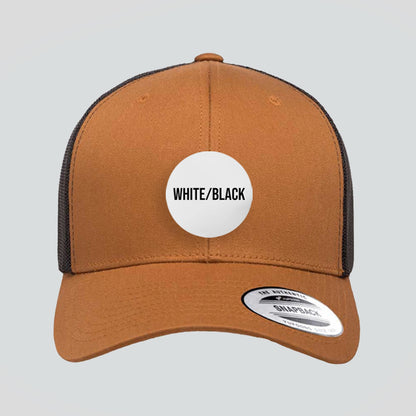Baseball Cap - Caramel/Black (Yupoong)