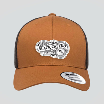 Baseball Cap - Caramel/Black (Yupoong)