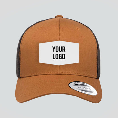 Baseball Cap - Caramel/Black (Yupoong)