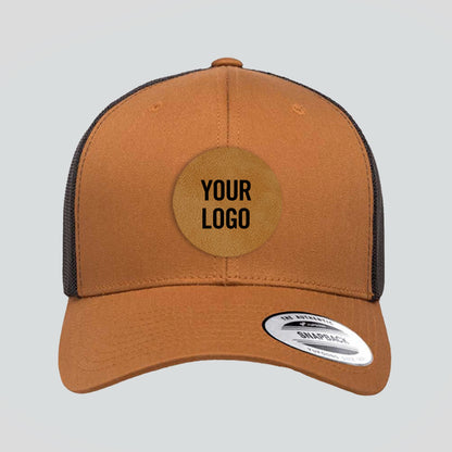 Baseball Cap - Caramel/Black (Yupoong)