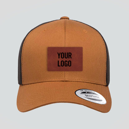 Baseball Cap - Caramel/Black (Yupoong)