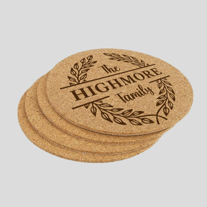 Coasters - Cork (4 pack)