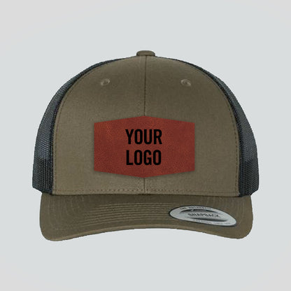 Baseball Cap - Coyote Brown/Black (Yupoong)