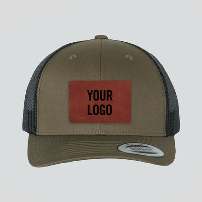 Baseball Cap - Coyote Brown/Black (Yupoong)