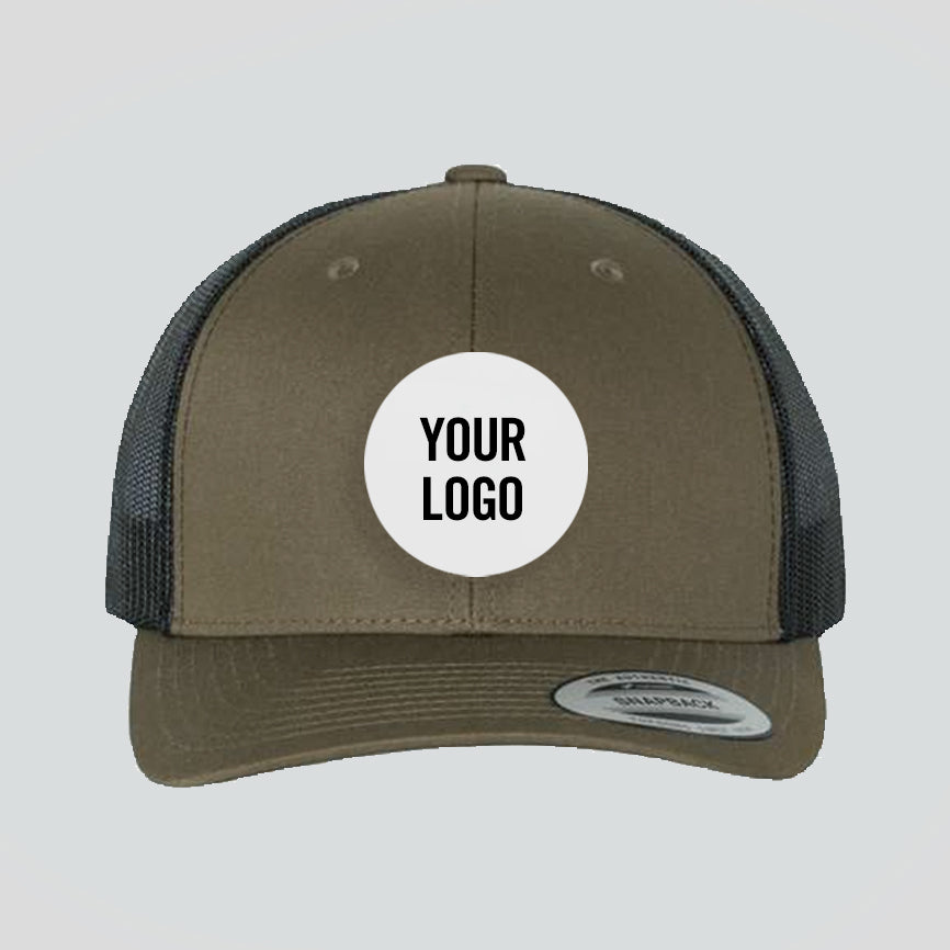 Baseball Cap - Coyote Brown/Black (Yupoong)