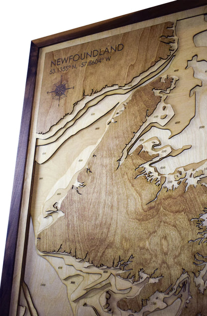 Newfoundland - Lake Map