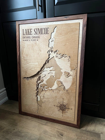 Lake Simcoe - Lake Map