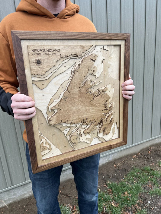 Newfoundland - Lake Map