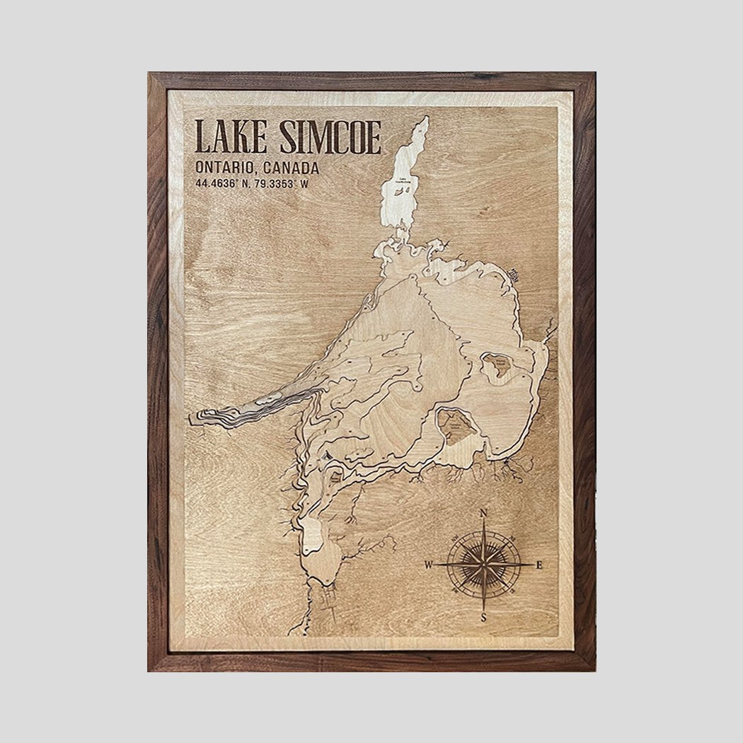 Lake Simcoe - Lake Map