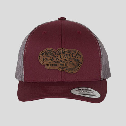 Baseball Cap - Maroon/Grey (Yupoong)