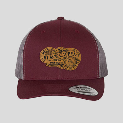 Baseball Cap - Maroon/Grey (Yupoong)
