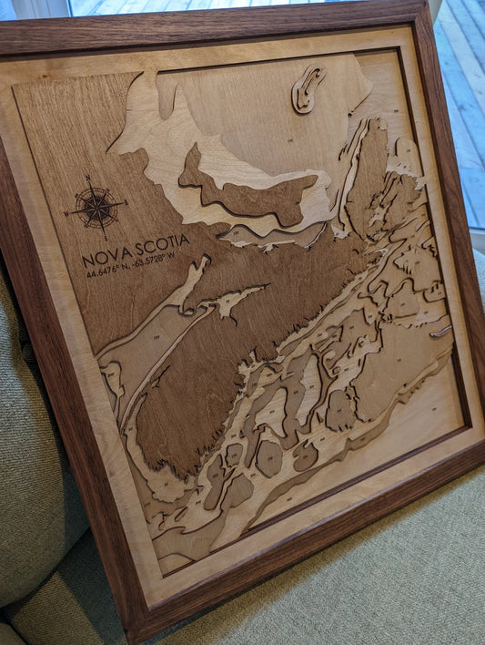 Nova Scotia - Lake Map