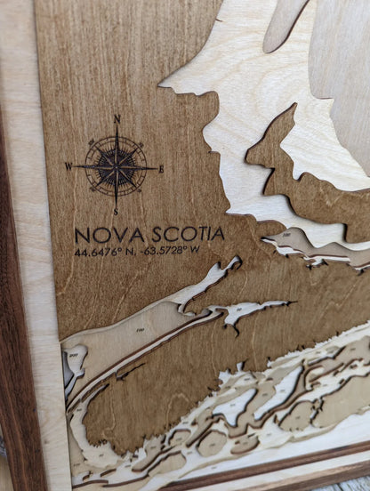 Nova Scotia - Lake Map