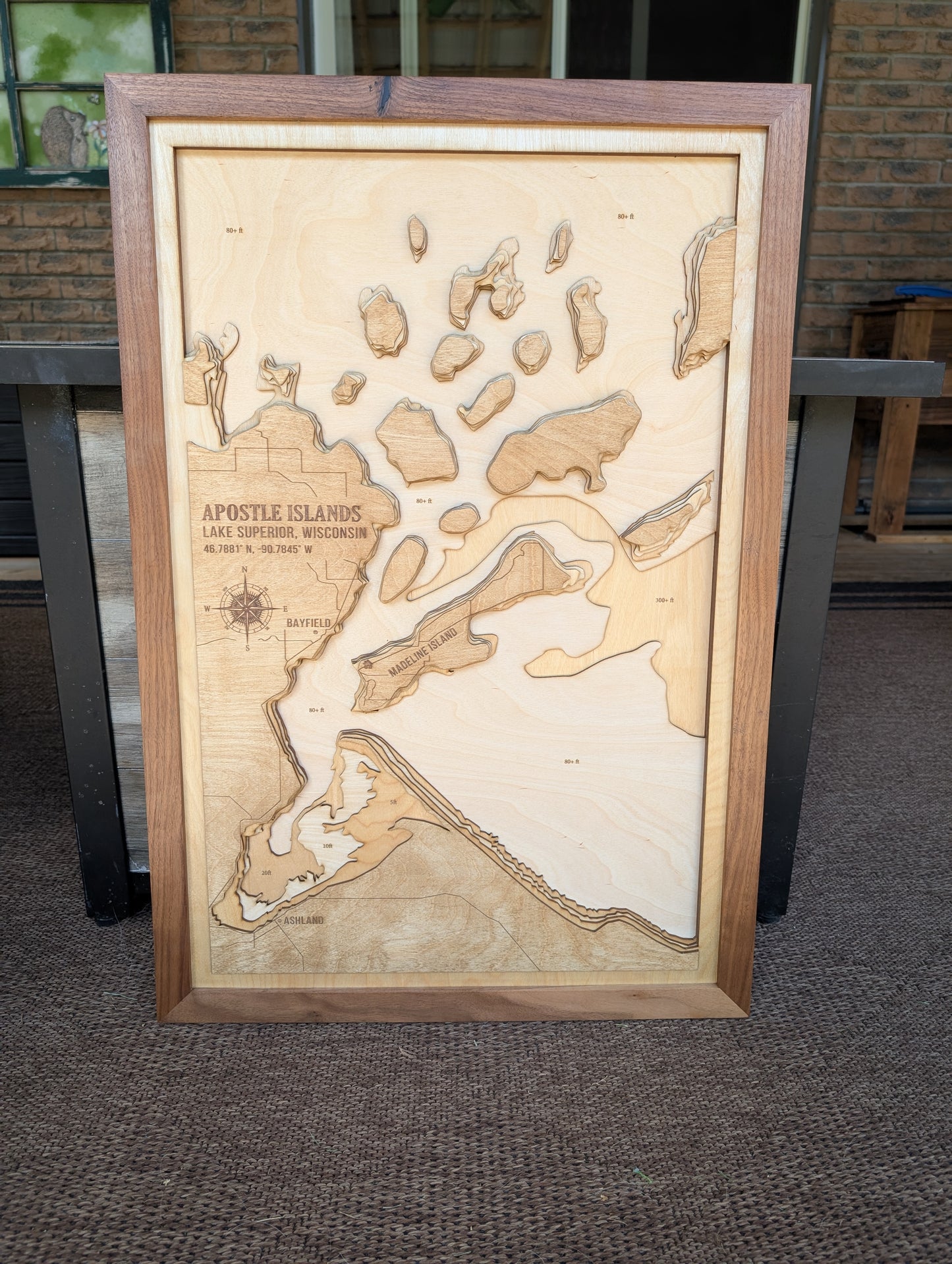 Apostle Islands - Lake Map
