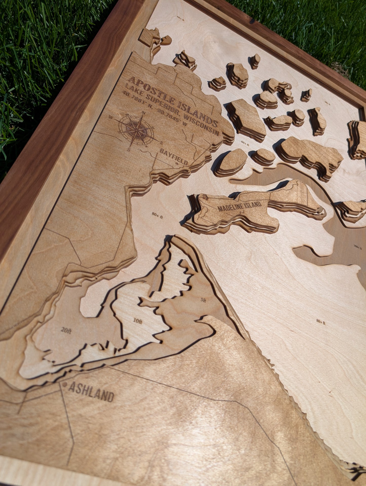 Apostle Islands - Lake Map