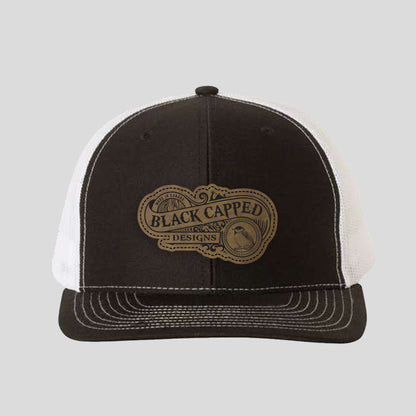 Baseball Cap - Black/White (Richardson)