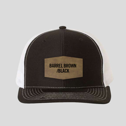 Baseball Cap - Black/White (Richardson)