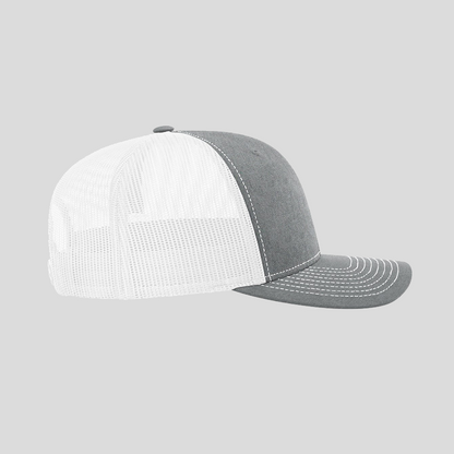 Baseball Cap - Heather Grey/White (Richardson)