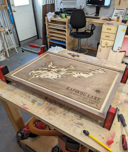 Kapikog Lake - Lake Map