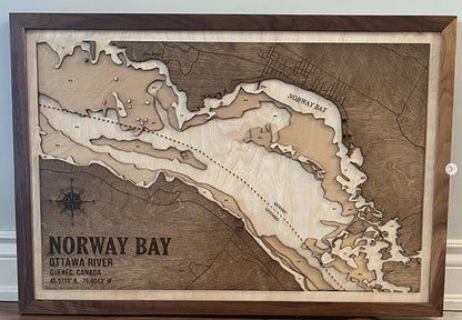 Norway Bay, Ottawa River - Lake Map