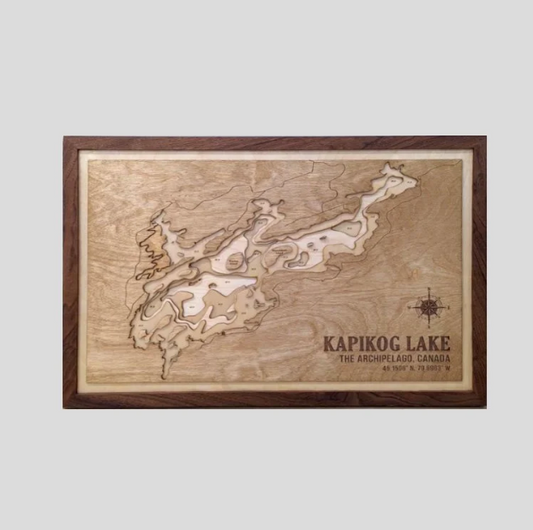 Kapikog Lake - Lake Map