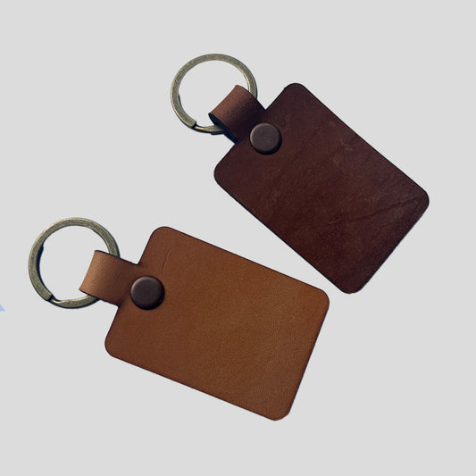 Leather Keychains - Square