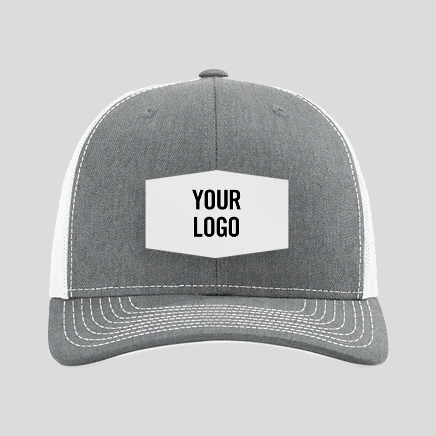 Baseball Cap - Heather Grey/White (Richardson)