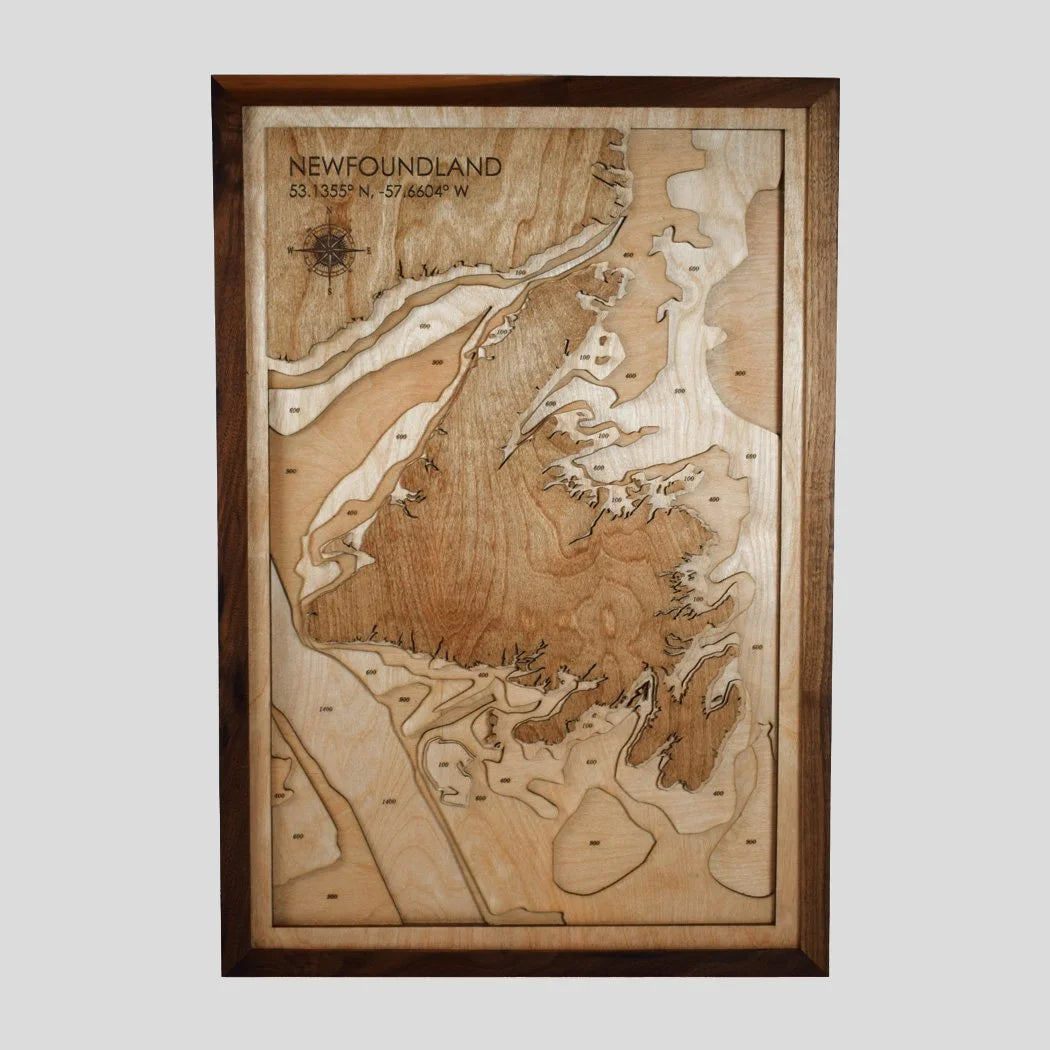 Newfoundland - Lake Map