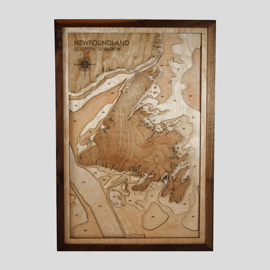 Newfoundland - Lake Map