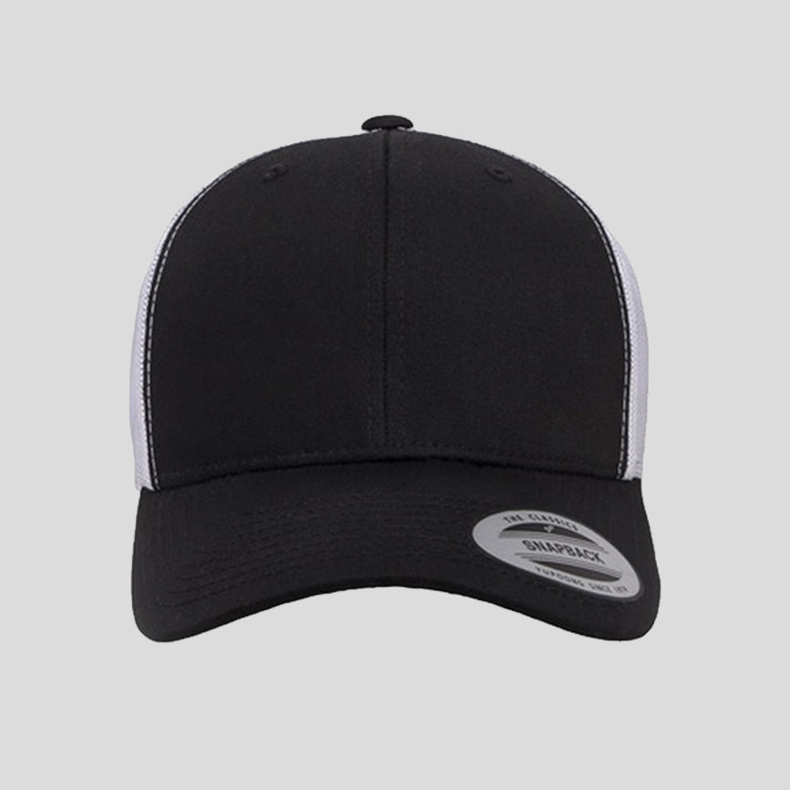 Baseball Cap - Black/White (Yupoong)