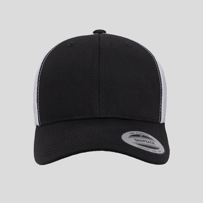 Baseball Cap - Black/White (Yupoong)