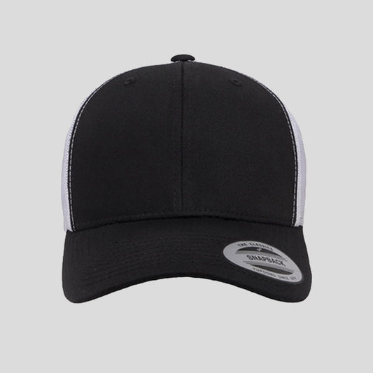 Baseball Cap - Black/White (Yupoong)