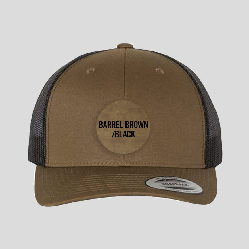 Baseball Cap - Coyote Brown/Black (Yupoong)