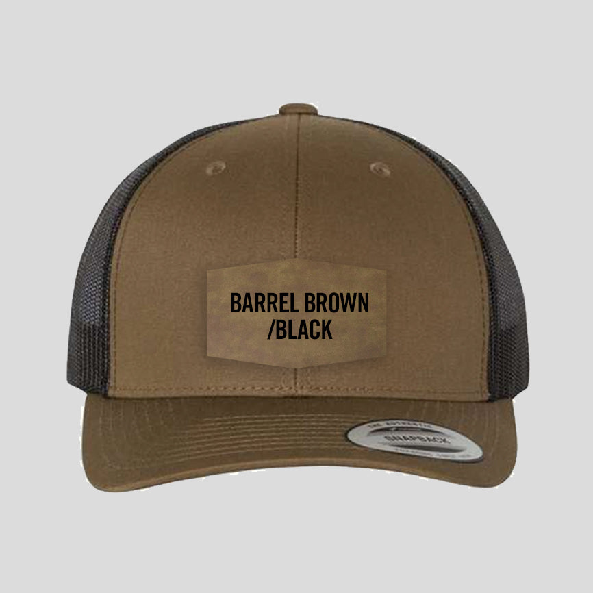 Baseball Cap - Coyote Brown/Black (Yupoong)