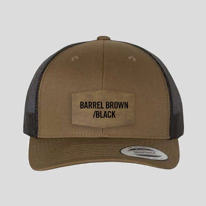 Baseball Cap - Coyote Brown/Black (Yupoong)