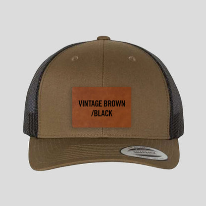 Baseball Cap - Coyote Brown/Black (Yupoong)
