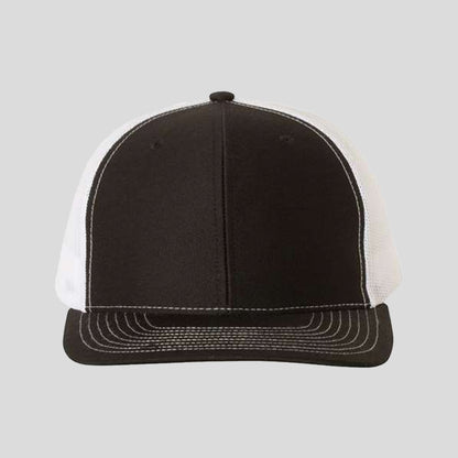 Baseball Cap - Black/White (Richardson)