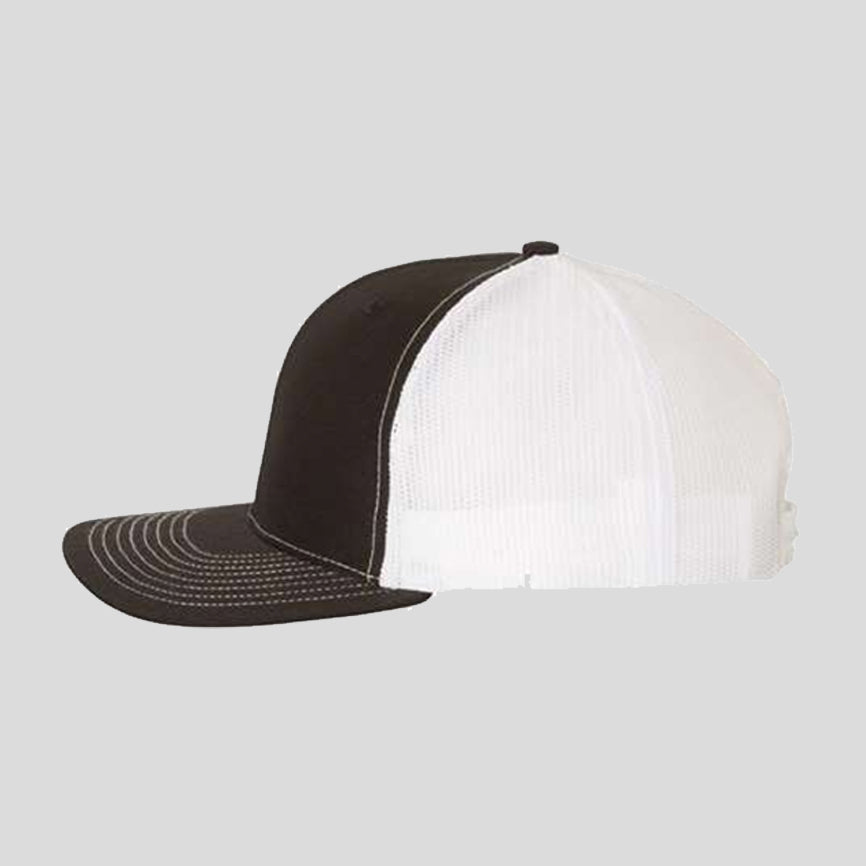 Baseball Cap - Black/White (Richardson)