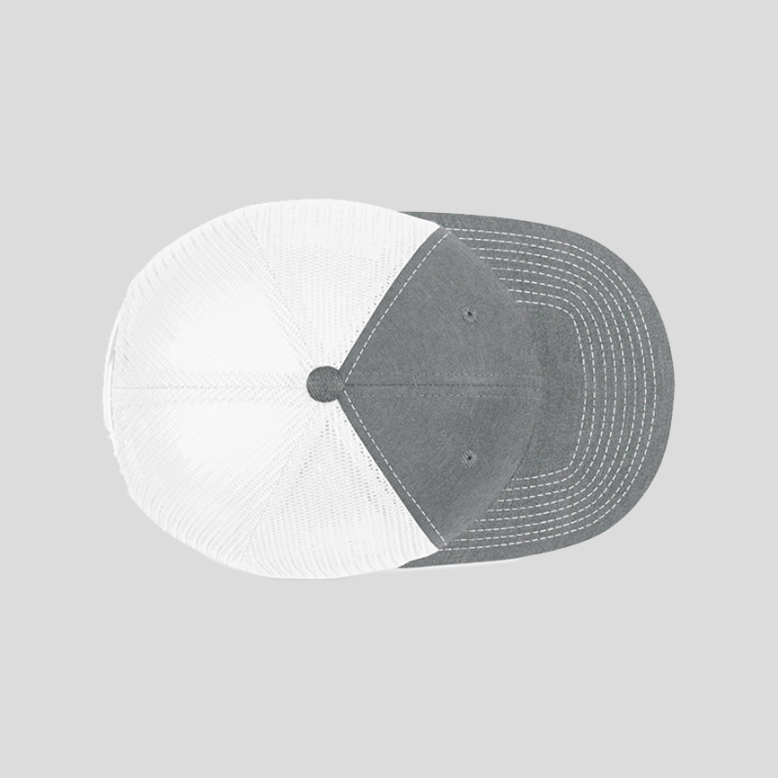 Baseball Cap - Heather Grey/White (Richardson)