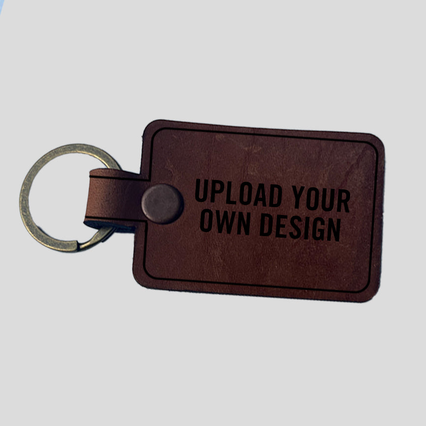 Leather Keychains - Square