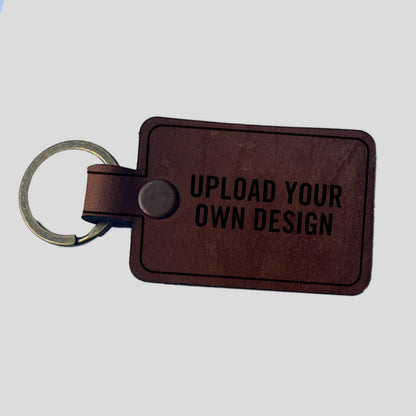 Leather Keychains - Square